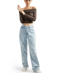 Buttery Soft Off Shoulder Shirt - Long Sleeve