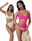 Backless With O-Ring One Piece Swimsuit
