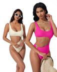 Backless With O-Ring One Piece Swimsuit