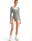 Buttery Soft Square Neck Bodysuit - Long Sleeve - SUUKSESS