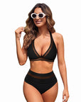 Mesh Two Pieces Bikini Set - SUUKSESS