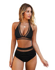 Mesh Two Pieces Bikini Set - SUUKSESS