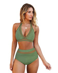 Mesh Two Pieces Bikini Set - SUUKSESS