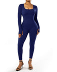 Ribbed One-Piece Jumpsuits - SUUKSESS