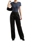 Buttery Soft Crew Neck Bodysuit - Short Sleeve - SUUKSESS