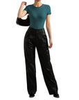 Buttery Soft Crew Neck Bodysuit - Short Sleeve - SUUKSESS