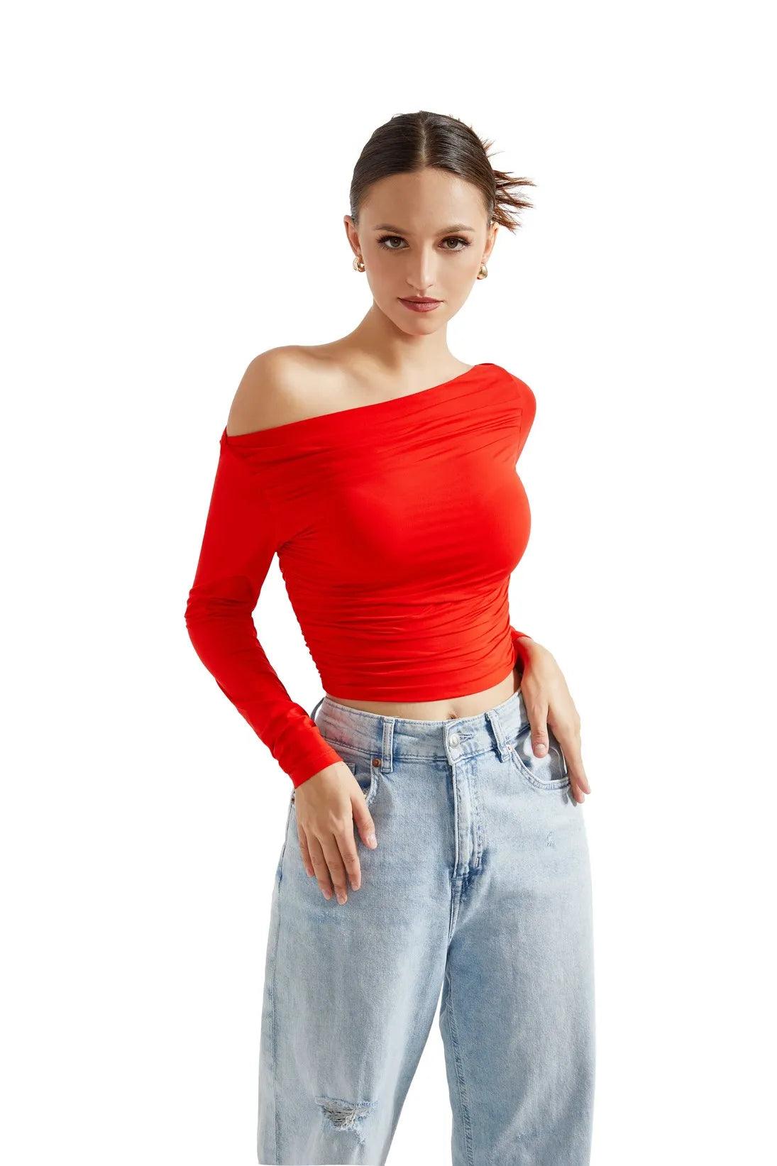 Buttery Soft Off Shoulder Shirt - Long Sleeve