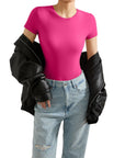 Buttery Soft Crew Neck Bodysuit - Short Sleeve - SUUKSESS