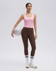 Padded Halter Backless Longline Workout Tank Tops-SUUKSESS-SUUKSESS