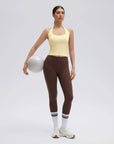 Padded Halter Backless Longline Workout Tank Tops-SUUKSESS-SUUKSESS