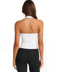Padded Halter Backless Longline Workout Tank Tops-SUUKSESS-SUUKSESS