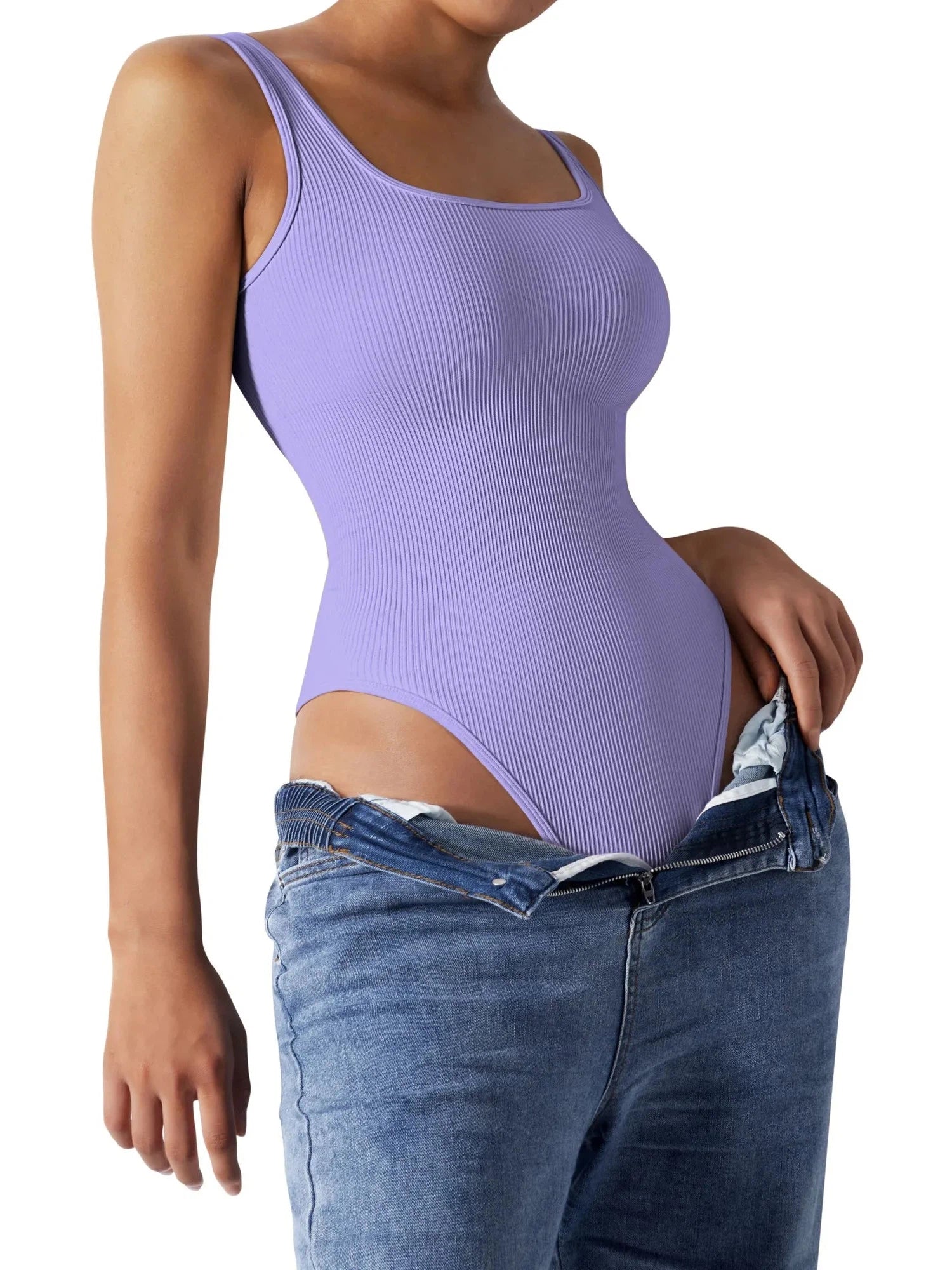 Flash Sales - Ribbed Bodysuit-Clothing-SUUKSESS-SUUKSESS