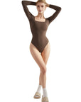 Buttery Soft Square Neck Bodysuit - Long Sleeve
