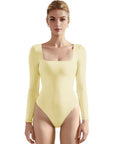 Buttery Soft Square Neck Bodysuit - Long Sleeve