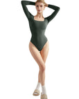 Buttery Soft Square Neck Bodysuit - Long Sleeve
