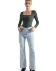 Buttery Soft Square Neck Bodysuit - Long Sleeve