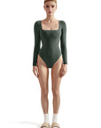 Buttery Soft Square Neck Bodysuit - Long Sleeve