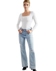 Buttery Soft Square Neck Bodysuit - Long Sleeve