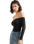 Buttery Soft Off Shoulder Bodysuit - Long Sleeve