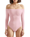 Buttery Soft Off Shoulder Bodysuit - Long Sleeve
