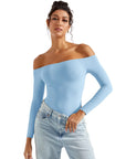 Buttery Soft Off Shoulder Bodysuit - Long Sleeve