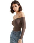 Buttery Soft Off Shoulder Bodysuit - Long Sleeve