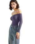 Buttery Soft Off Shoulder Bodysuit - Long Sleeve