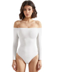 Buttery Soft Off Shoulder Bodysuit - Long Sleeve