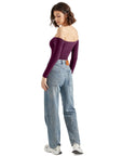 Buttery Soft Off Shoulder Bodysuit - Long Sleeve