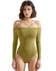 Buttery Soft Off Shoulder Bodysuit - Long Sleeve