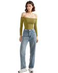 Buttery Soft Off Shoulder Bodysuit - Long Sleeve