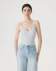 Padded V Neck Thong Bodysuit-SUUKSESS-SUUKSESS