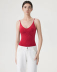 Padded V Neck Thong Bodysuit-SUUKSESS-SUUKSESS