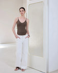 Padded V Neck Thong Bodysuit-SUUKSESS-SUUKSESS
