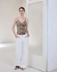 Padded V Neck Thong Bodysuit-SUUKSESS-SUUKSESS