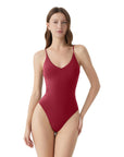 Padded V Neck Thong Bodysuit-SUUKSESS-SUUKSESS