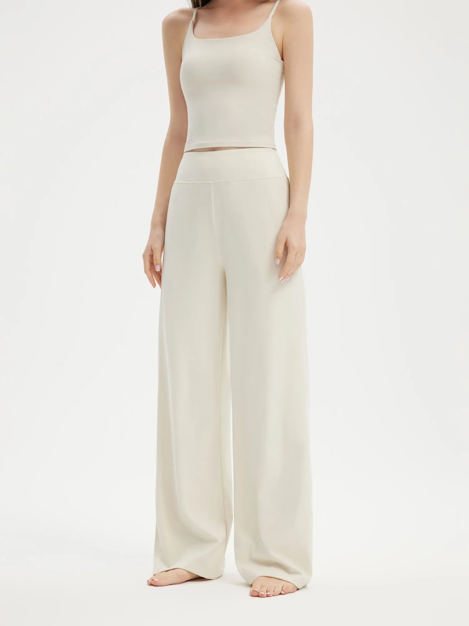 SUUKSESS Women Wide Leg Yoga Pants with Pockets 2025 High Waisted Casual Lounge Work Pant-SUUKSESS-SUUKSESS