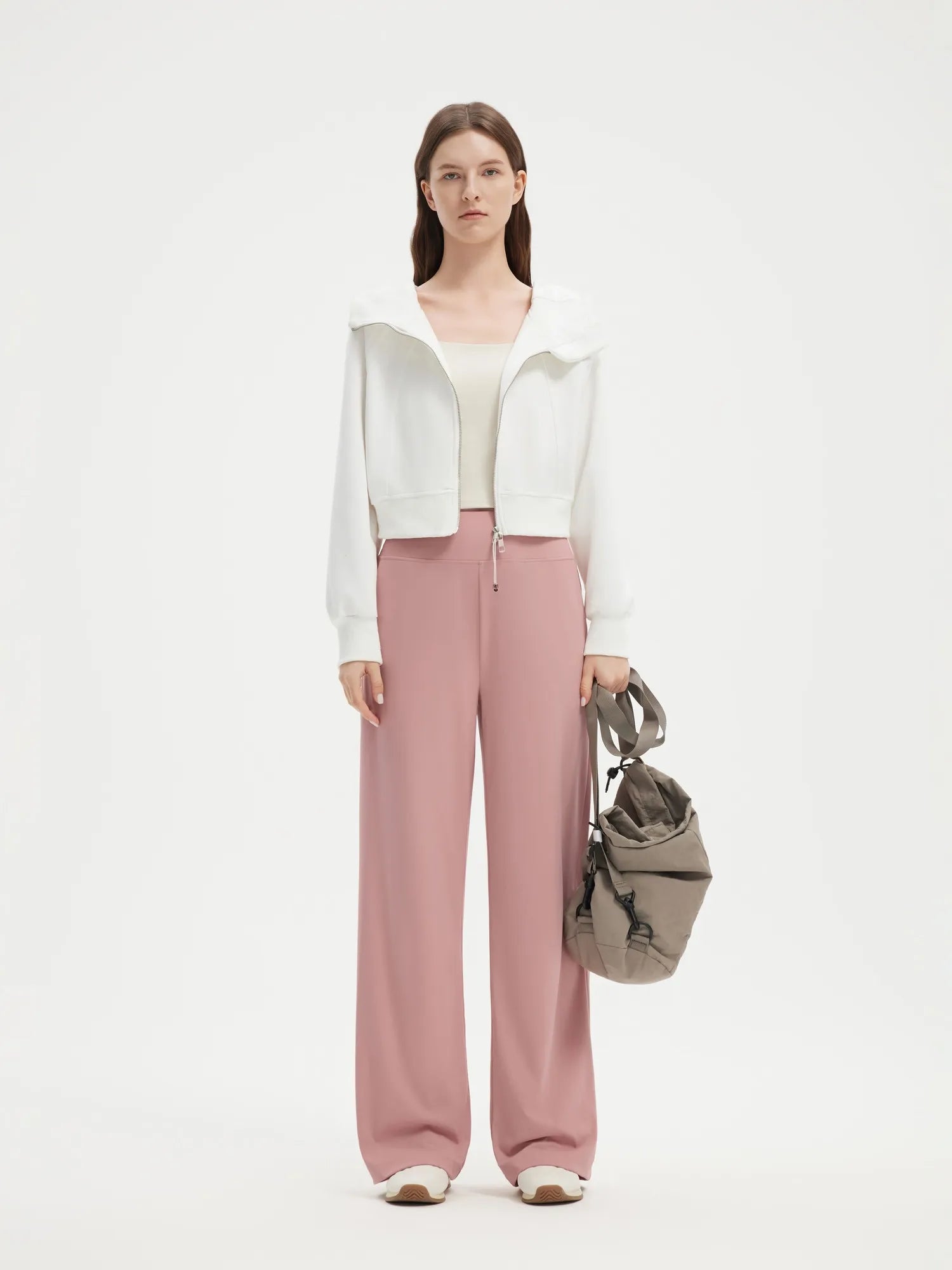 SUUKSESS Women Wide Leg Yoga Pants with Pockets 2025 High Waisted Casual Lounge Work Pant-SUUKSESS-SUUKSESS