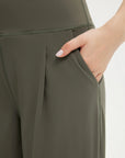 SUUKSESS Women Wide Leg Yoga Pants with Pockets 2025 High Waisted Casual Lounge Palazzo Pant-SUUKSESS-SUUKSESS