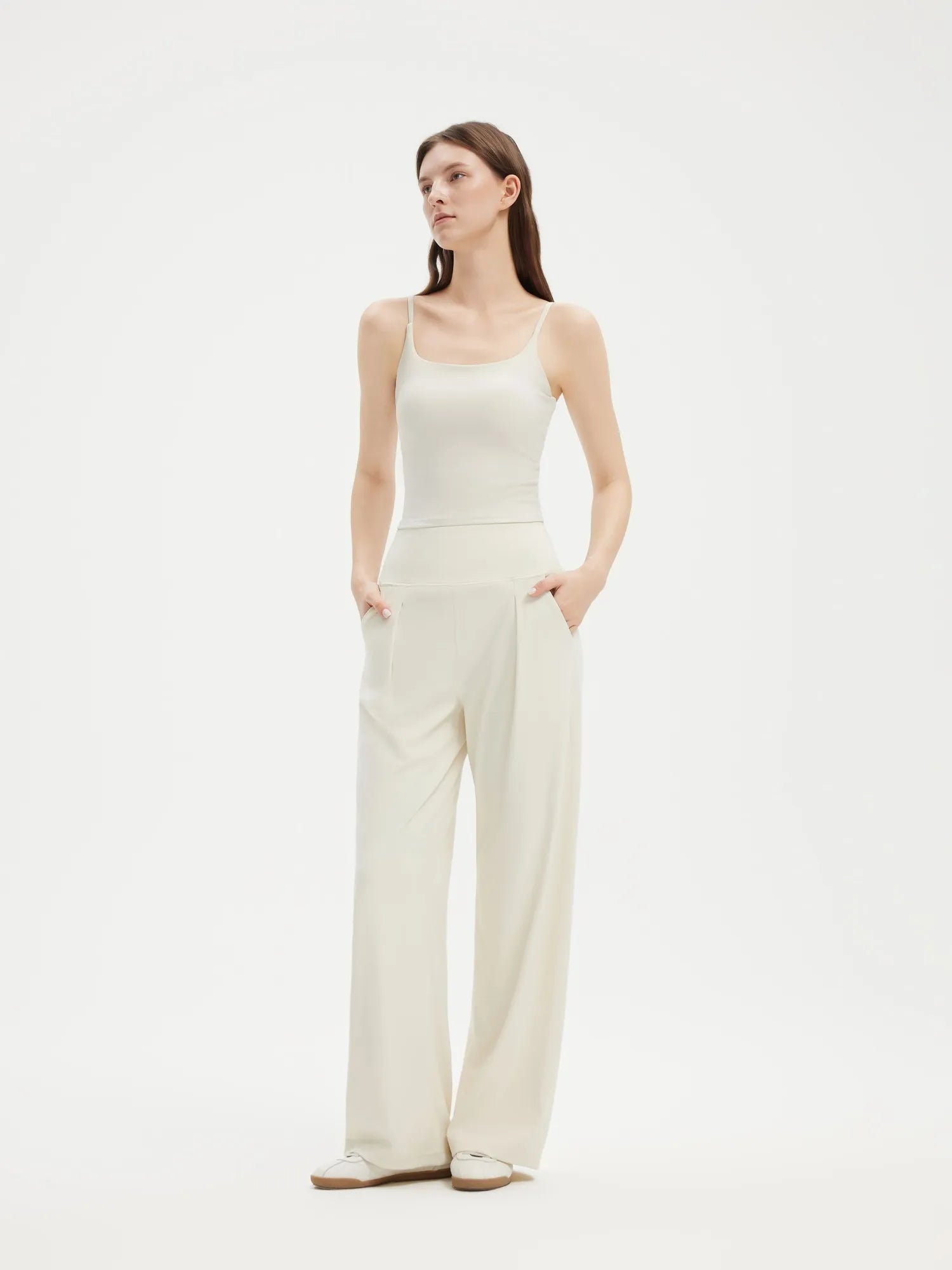 SUUKSESS Women Wide Leg Yoga Pants with Pockets 2025 High Waisted Casual Lounge Palazzo Pant-SUUKSESS-SUUKSESS