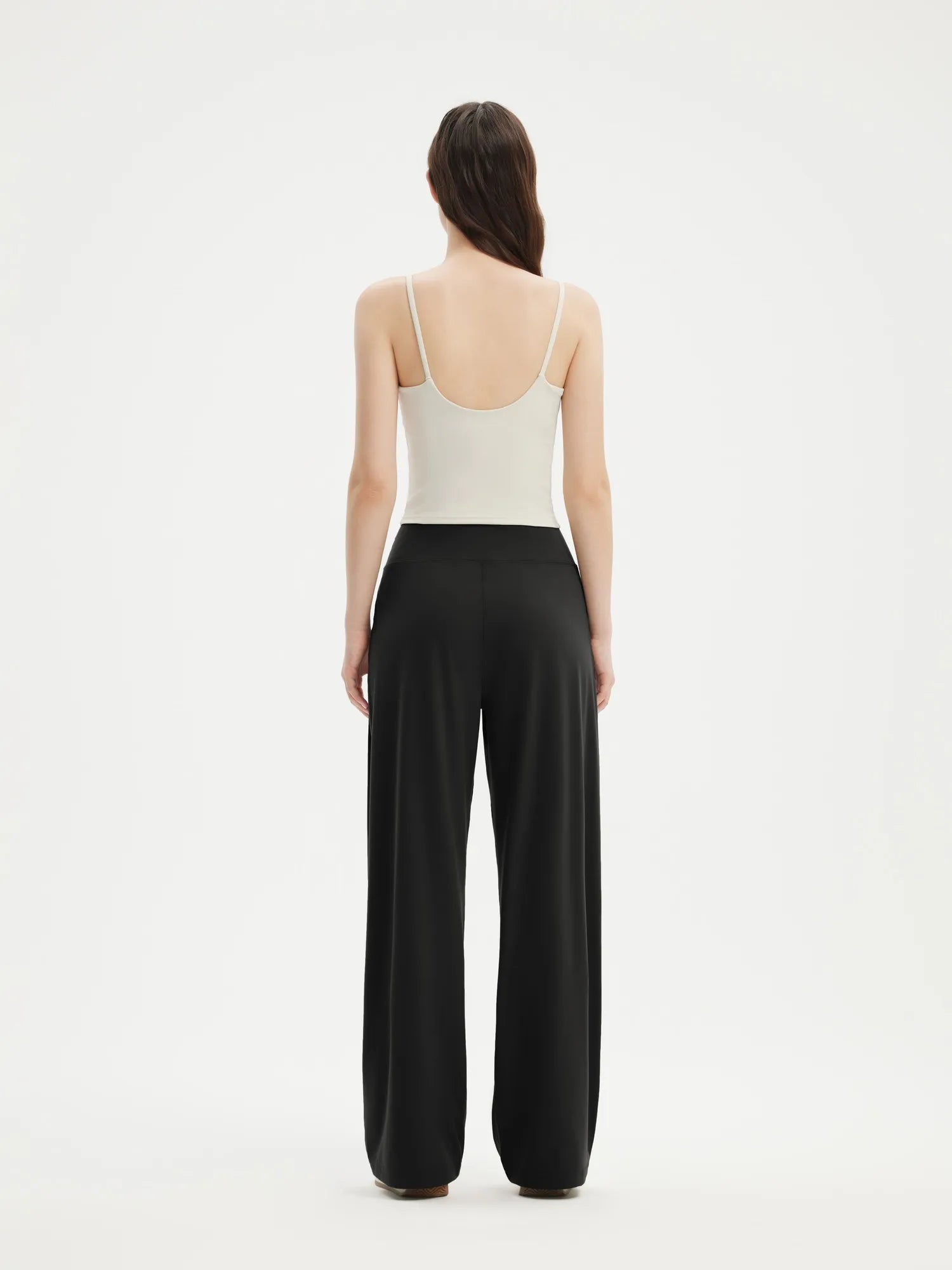 SUUKSESS Women Wide Leg Yoga Pants with Pockets 2025 High Waisted Casual Lounge Palazzo Pant-SUUKSESS-SUUKSESS