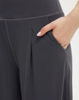 SUUKSESS Women Wide Leg Yoga Pants with Pockets 2025 High Waisted Casual Lounge Palazzo Pant-SUUKSESS-SUUKSESS