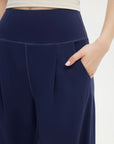 SUUKSESS Women Wide Leg Yoga Pants with Pockets 2025 High Waisted Casual Lounge Palazzo Pant-SUUKSESS-SUUKSESS