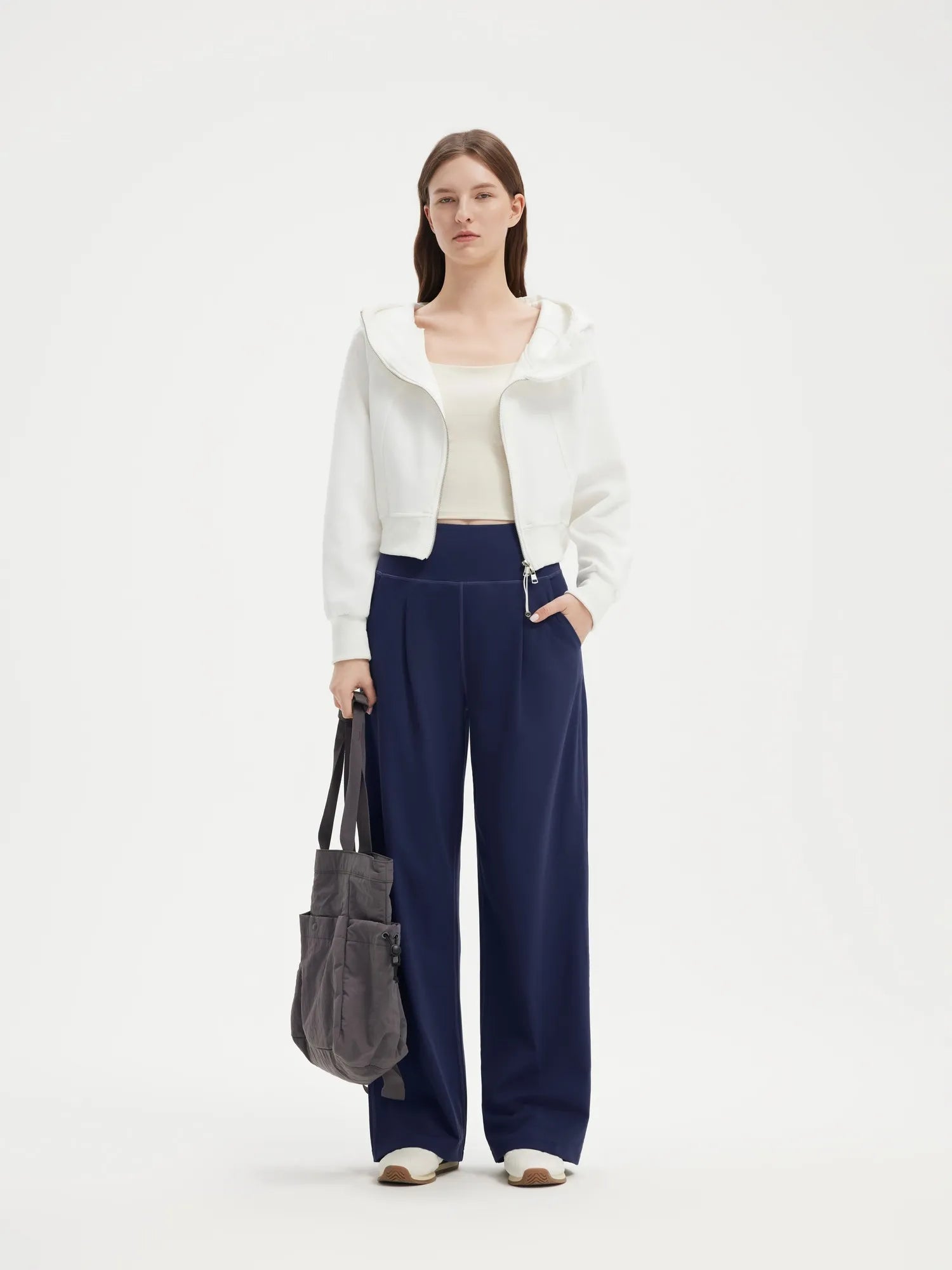 SUUKSESS Women Wide Leg Yoga Pants with Pockets 2025 High Waisted Casual Lounge Palazzo Pant-SUUKSESS-SUUKSESS