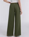 Wrinkle Free Wide Leg Pants