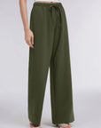 Wrinkle Free Wide Leg Pants