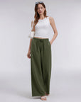Wrinkle Free Wide Leg Pants