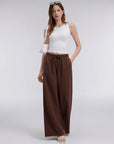 Wrinkle Free Wide Leg Pants