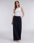 Wrinkle Free Wide Leg Pants