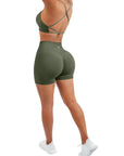 Seamless Workout Set-Activewear-SUUKSESS-SUUKSESS